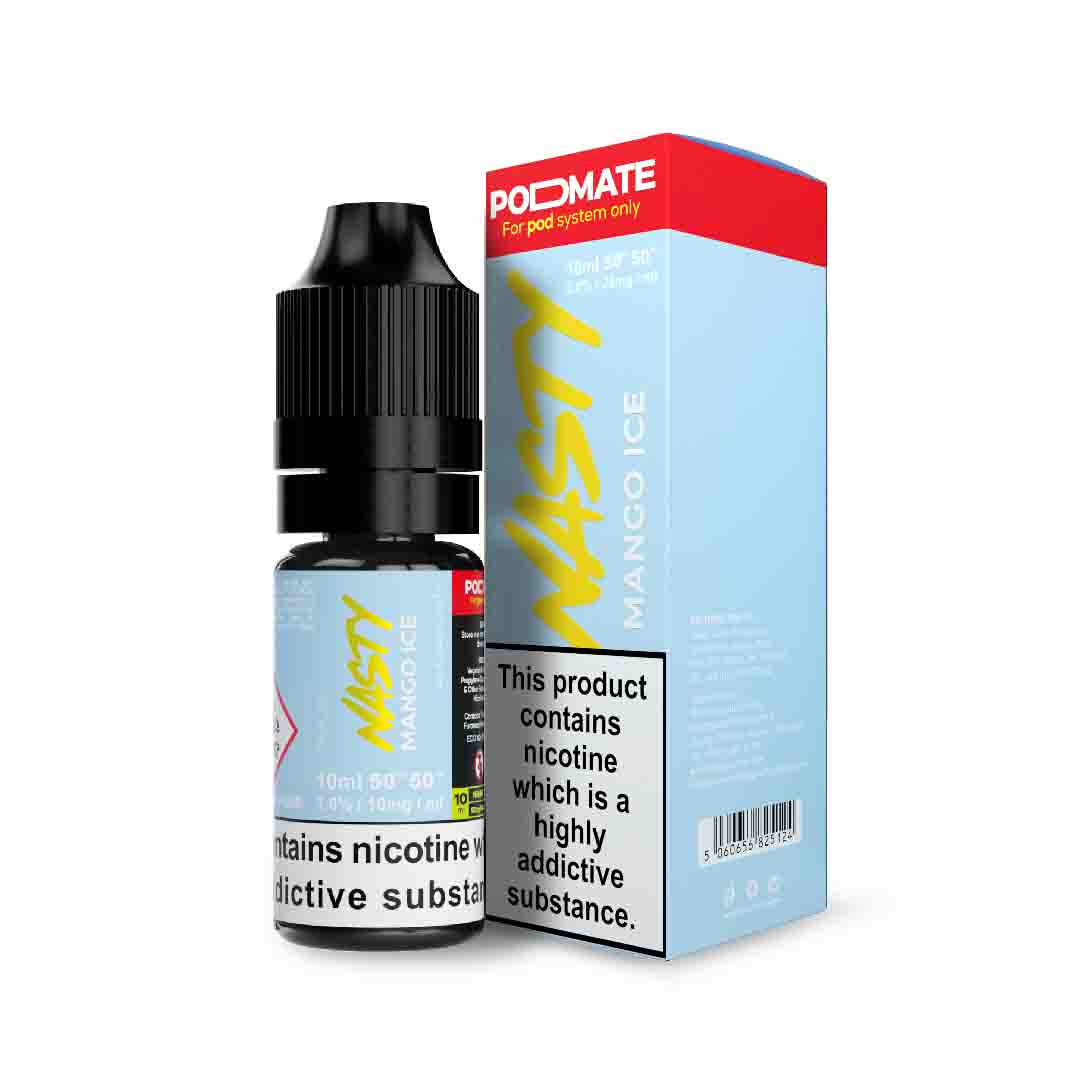 [Old Range ] Nasty Juice PodMate Mango Ice Salts E Liquid 10ml-20mg